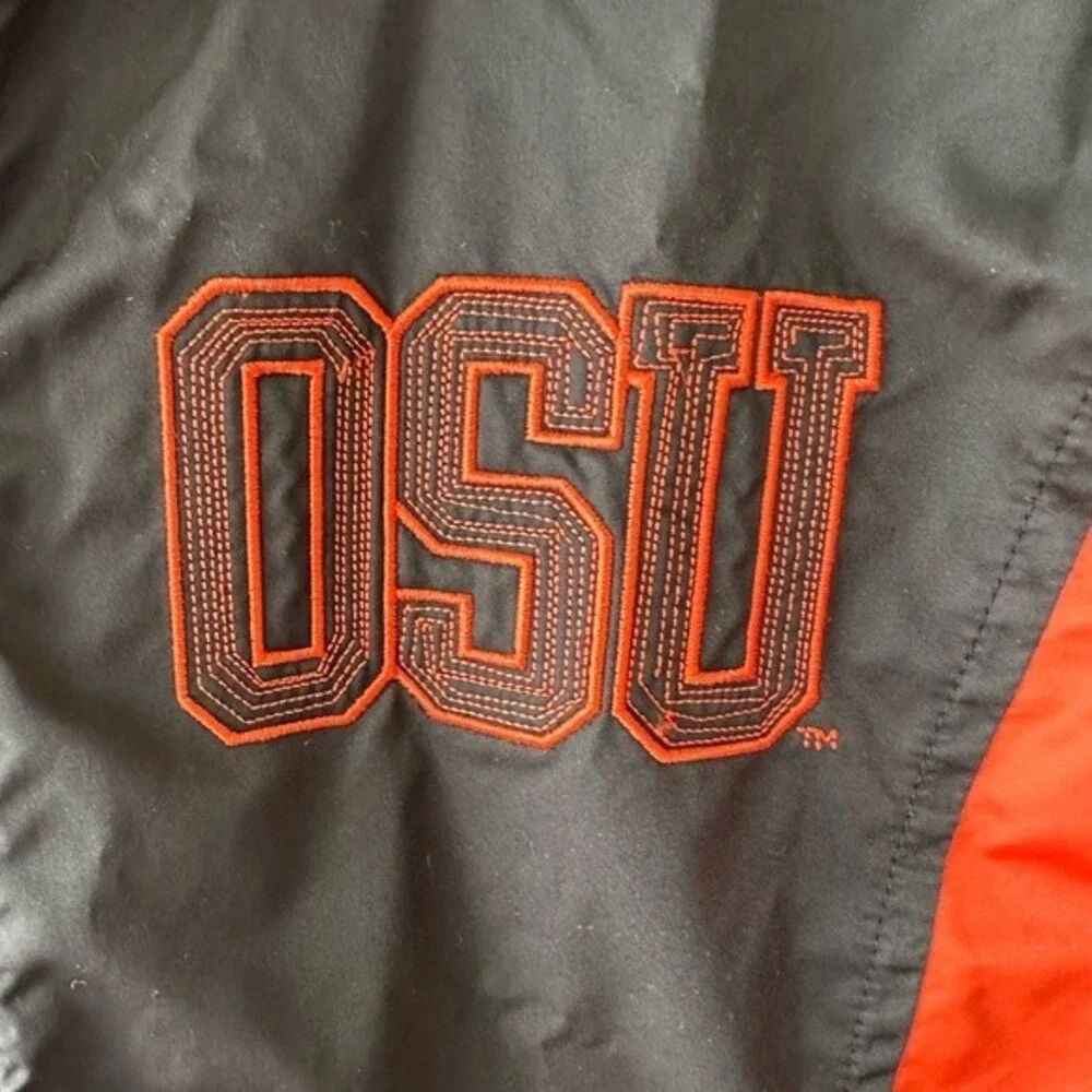 NIKE Oregon State University OSU Windbreaker Lightweight Runner's Zip Jacket L